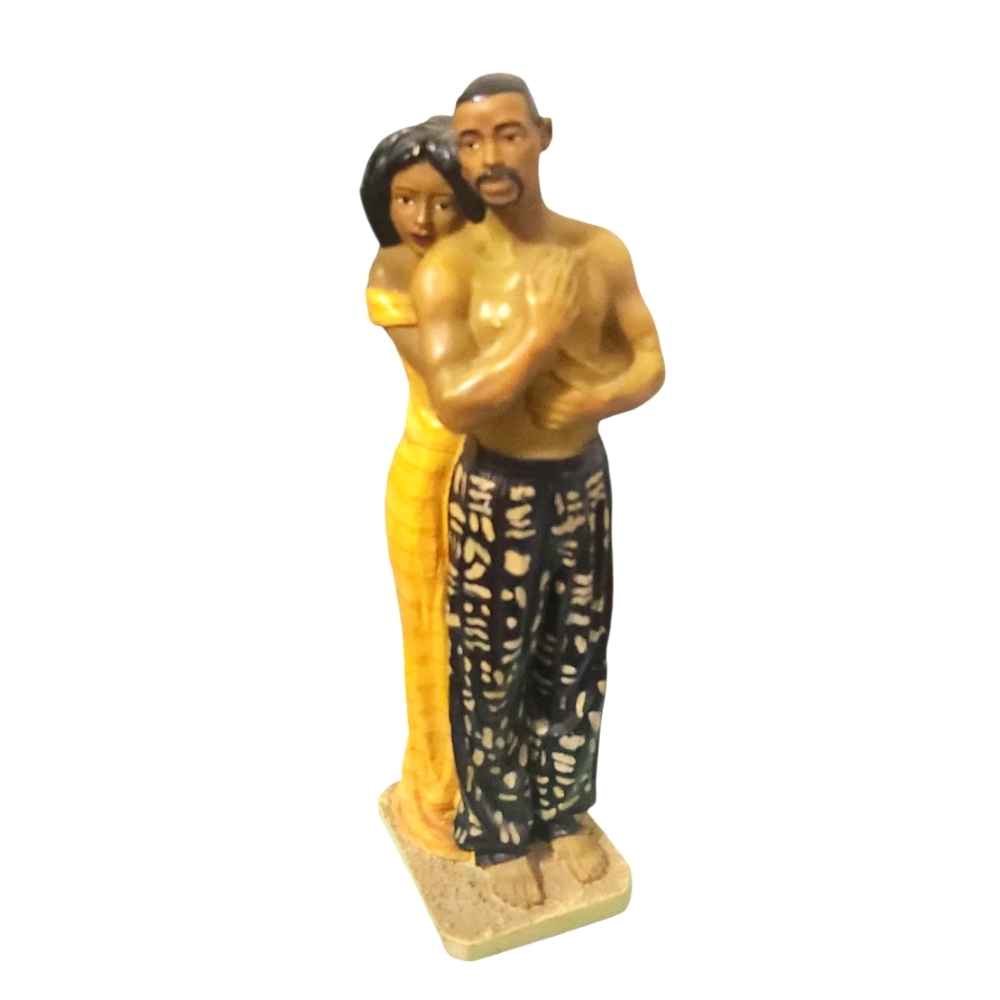 Ebony Treasures Collection African American Couple Romantic Figurine